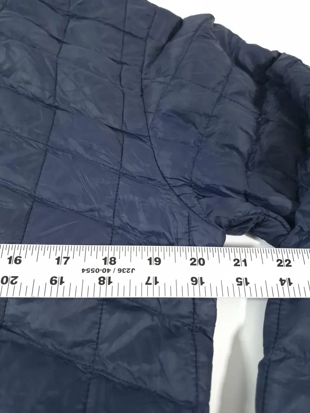 The North Face Jacket Mens Small Blue Primaloft Puffer Full Zip Lightweight